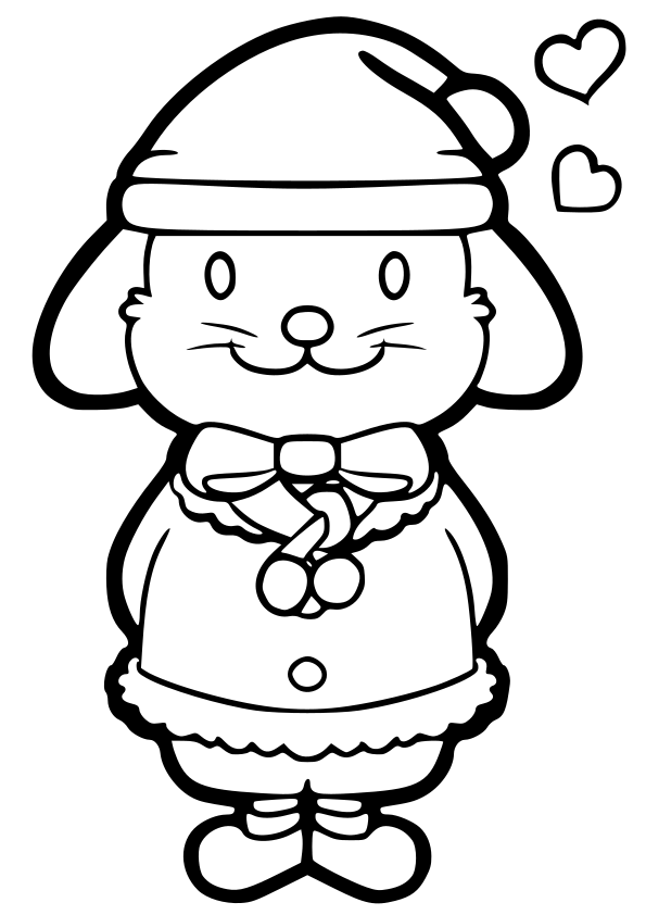 Christmas coloring pages free printable nurie