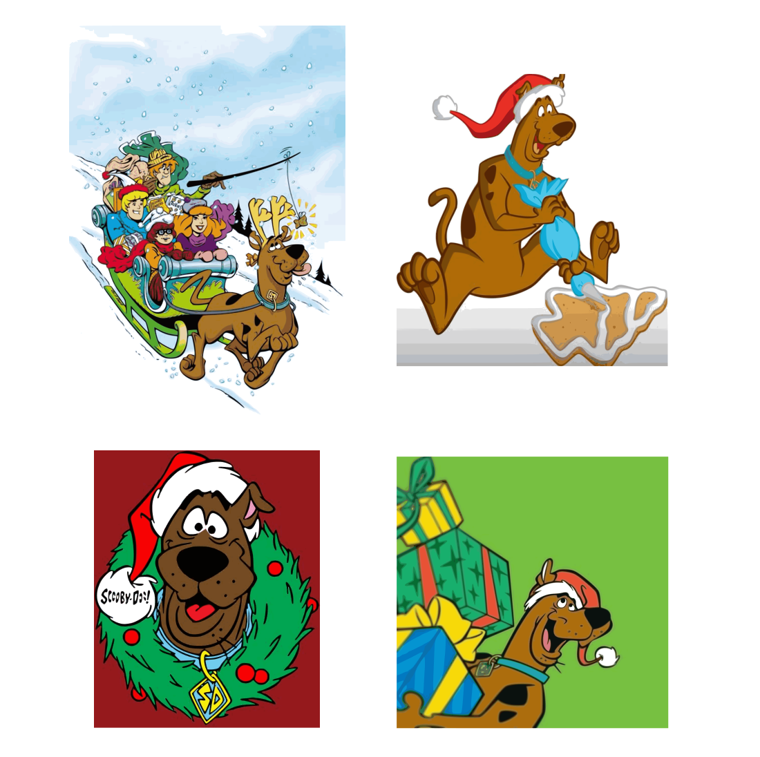 Scooby doo christmas svg â
