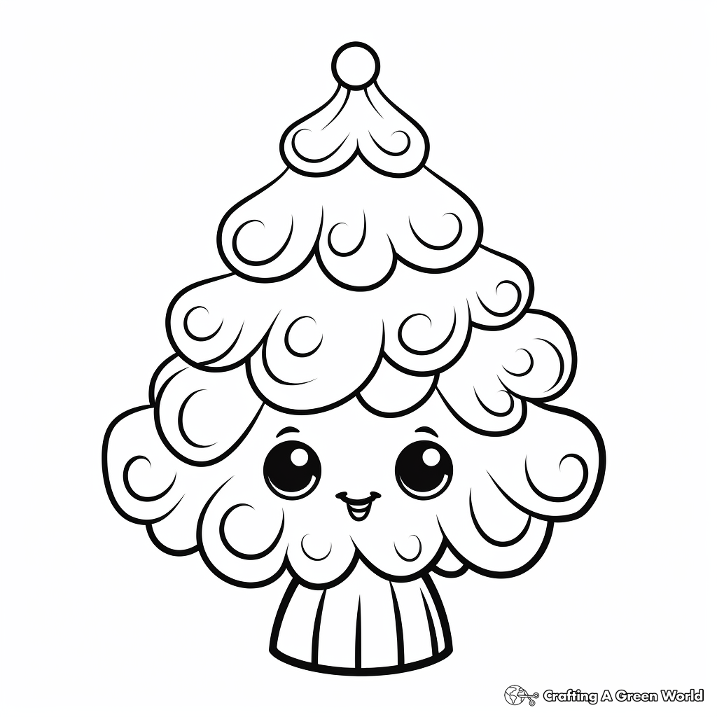 Christmas tree coloring pages