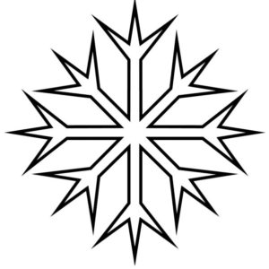 Snowflake coloring pages printable for free download