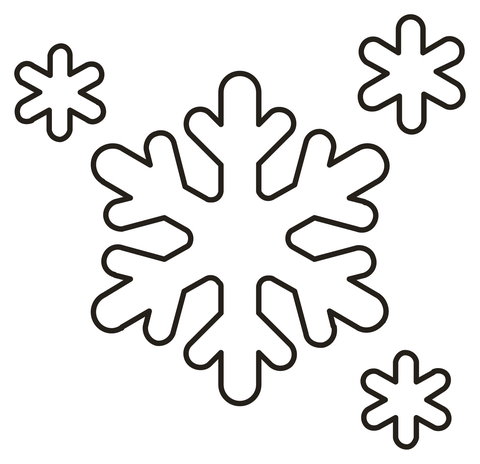 Snowflake coloring page free printable coloring pages