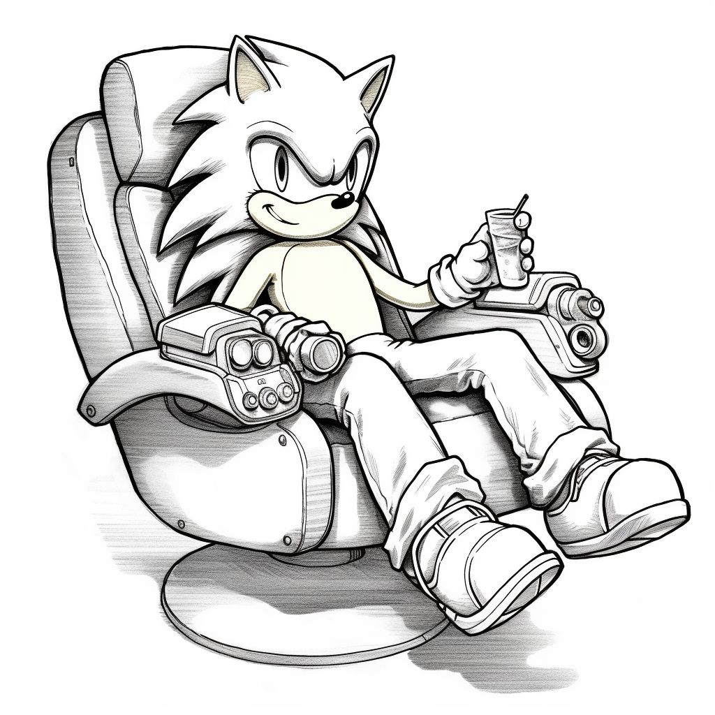 Speed into adventure sonic the hedgehog coloring pages