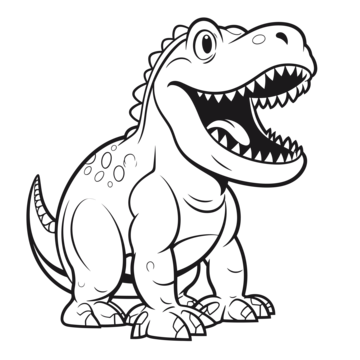 Tyrannosaurus rex outline png transparent images free download vector files