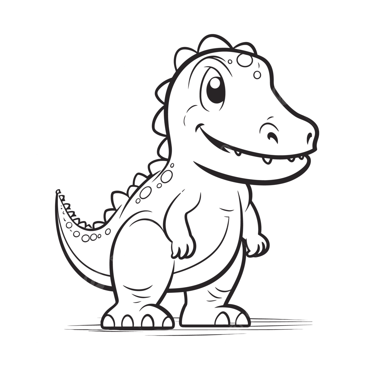 Cute dinosaur coloring page outline sketch drawing vector dinosaur drawing wing drawing ring drawing png and vector with transparent background for free download