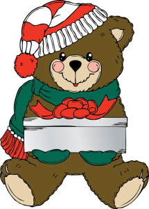 Just in time for christmas â âlittle red bears christmas holiday greetingsâ coloring images james milson