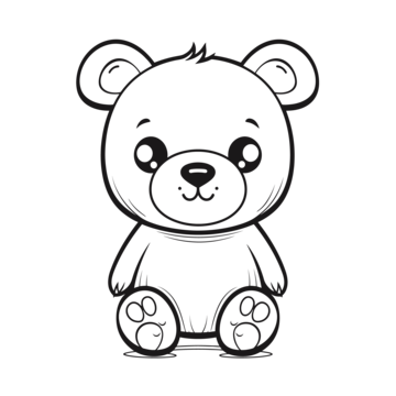 Cute teddy bear png vector psd and clipart with transparent background for free download