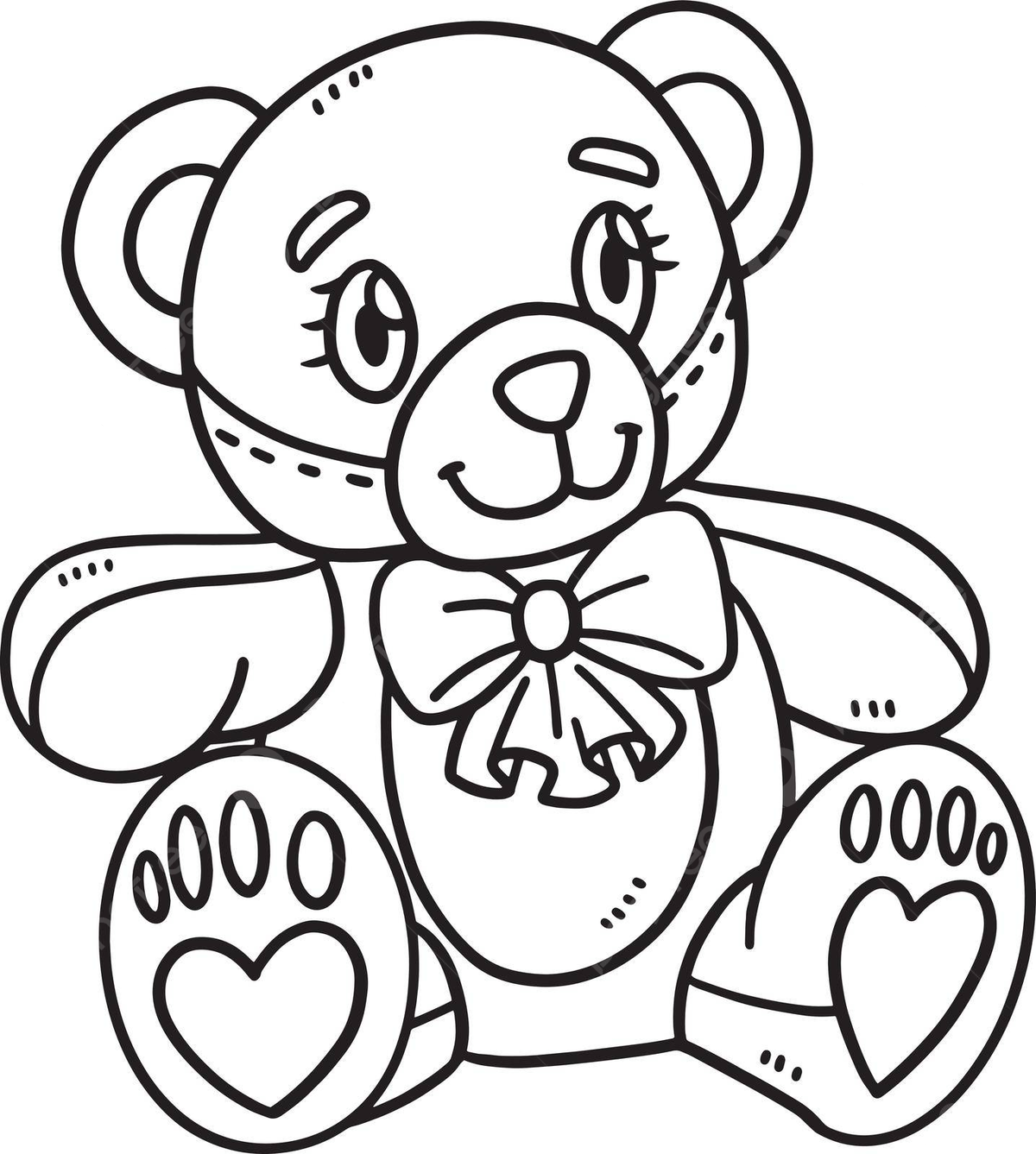 Teddy bear isolated coloring page for kids drawing page celebration vector bear drawing wing drawing rat drawing png and vector with transparent background for free download