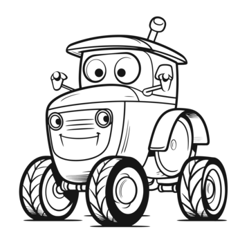 Tractor outline png transparent images free download vector files