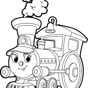Train coloring pages printable for free download