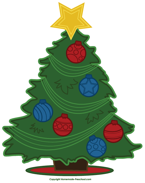 The best free christmas tree clip art images