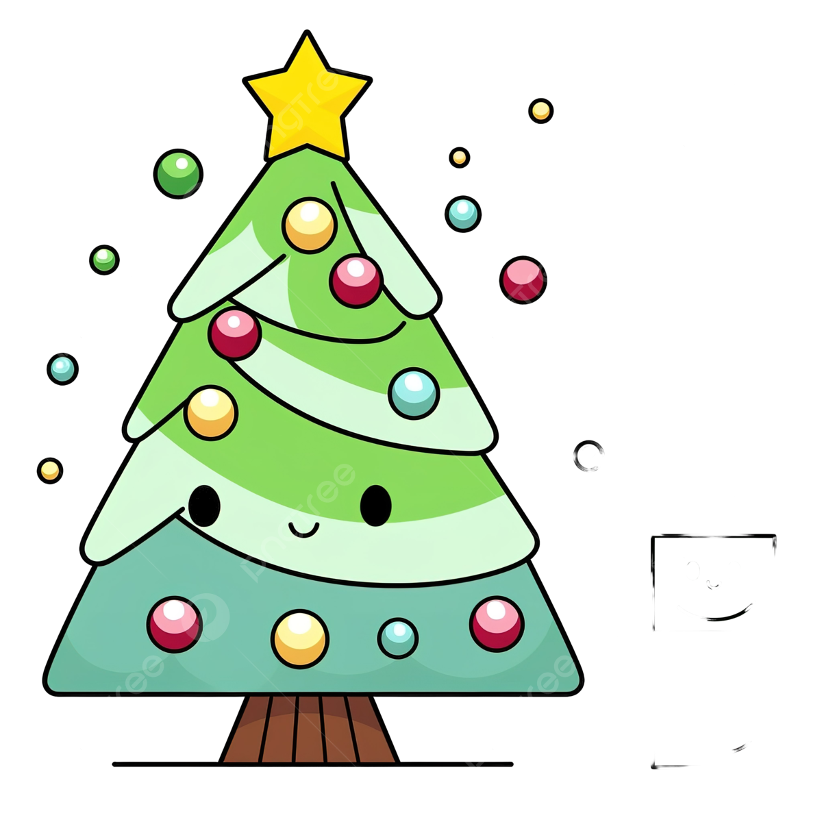 Christmas tree coloring pages png transparent images free download vector files