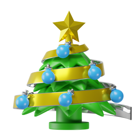 Christmas tree d icon download in png obj or blend format