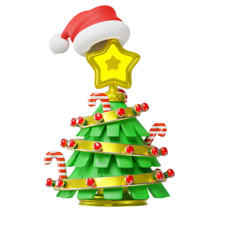 Christmas tree d icon download in png obj or blend format