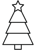 Christmas tree coloring pages free coloring pages