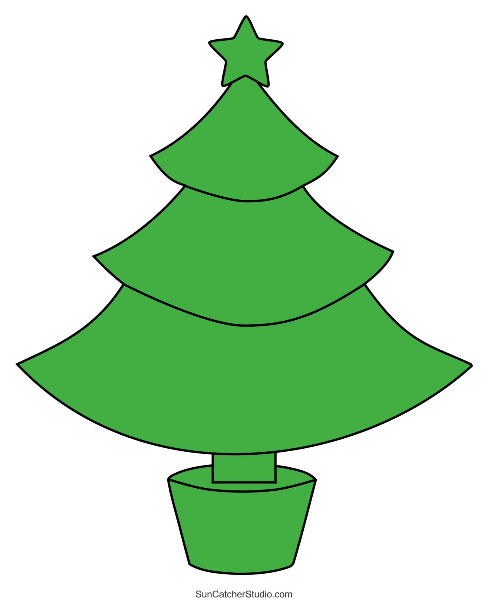 Christmas tree templates and stencils free printable patterns â diy projects patterns monograms designs templates