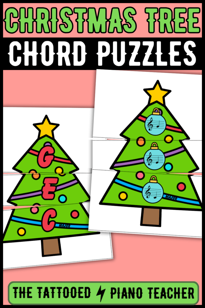 Christmas music games your piano students will love free printable