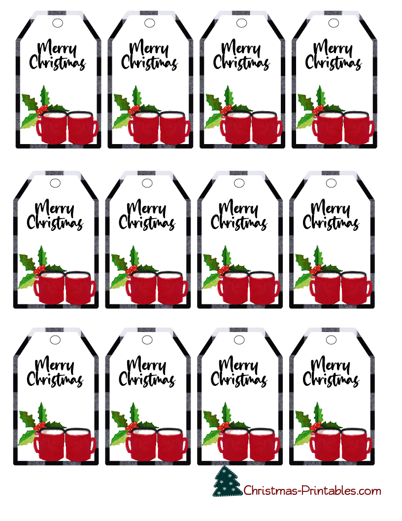 Free printable christmas gift tags