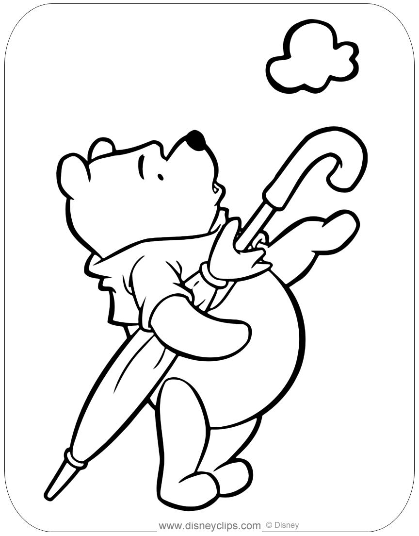 Winnie the pooh coloring page