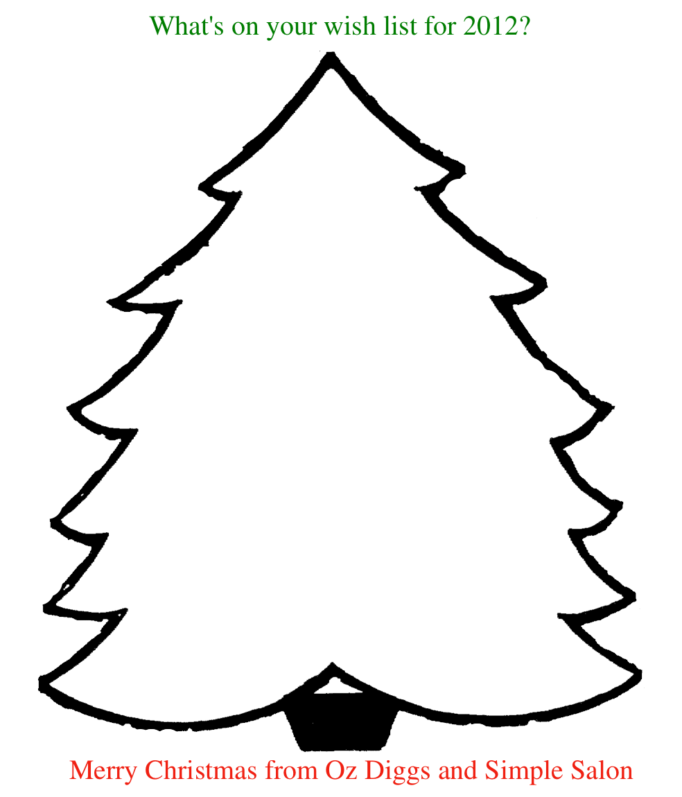 Christmas tree wish list