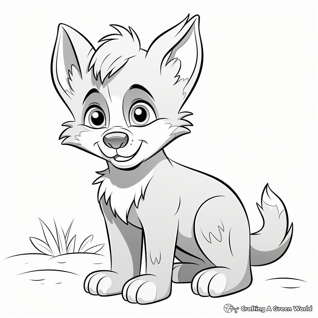 Wolf coloring pages