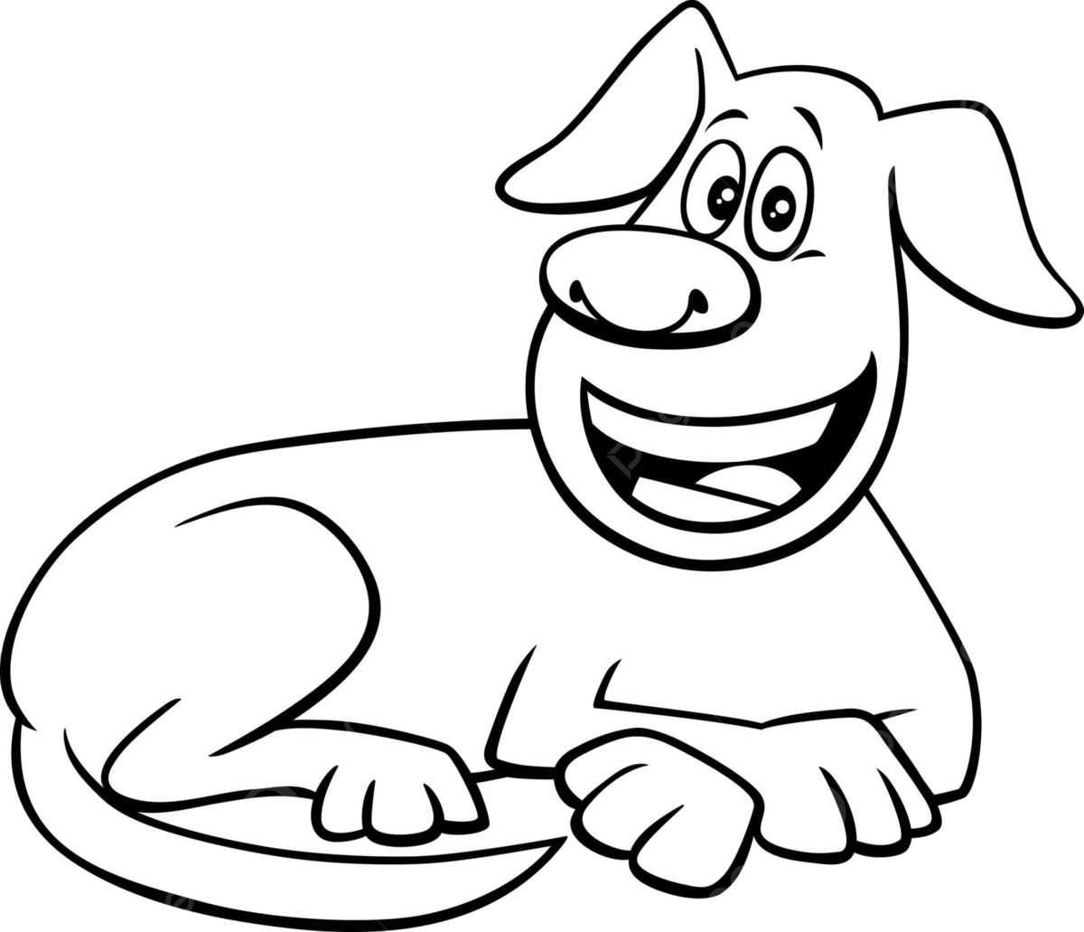 Lying dog png vector psd and clipart with transparent background for free download