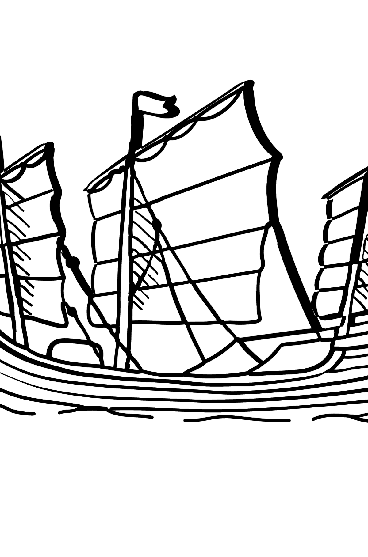 Ships coloring pages