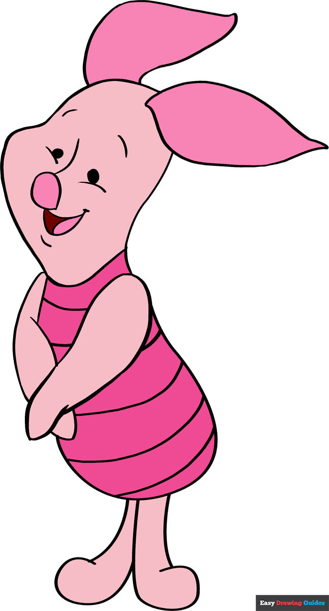 How to draw piglet