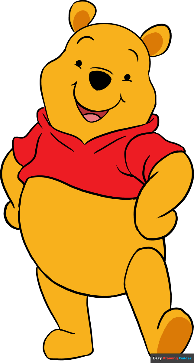 How to draw winnie the pooh