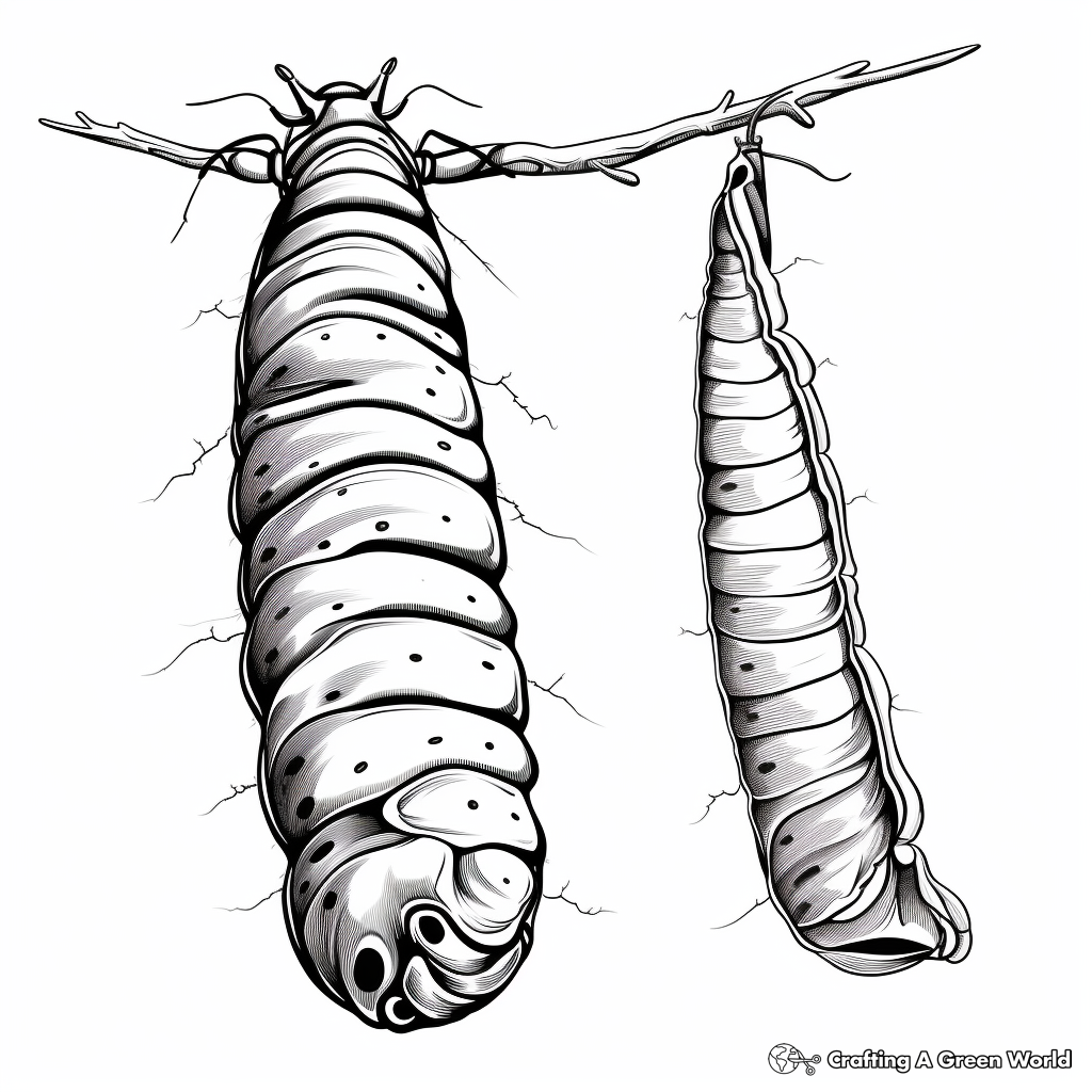 Chrysalis coloring pages