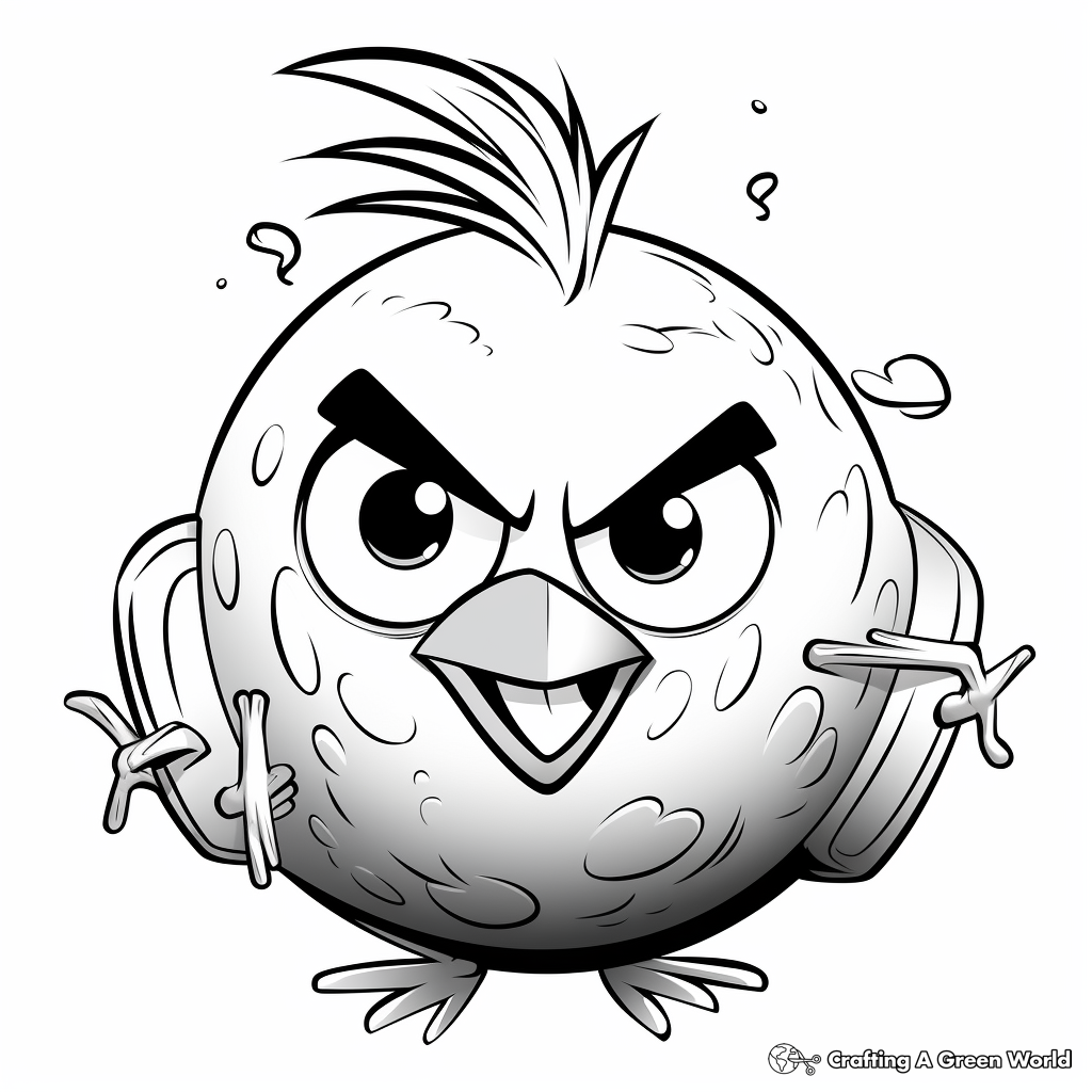 Angry birds coloring pages
