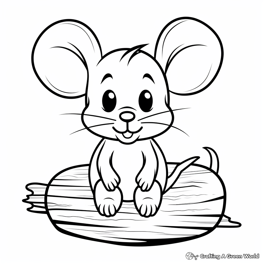 Mouse coloring pages