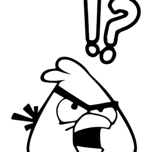 Chuck angry bird coloring pages printable for free download