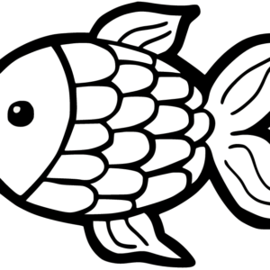 Goldfish coloring pages printable for free download