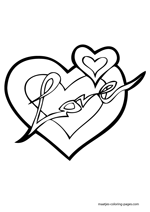 Special new valentines day coloring pages for kids