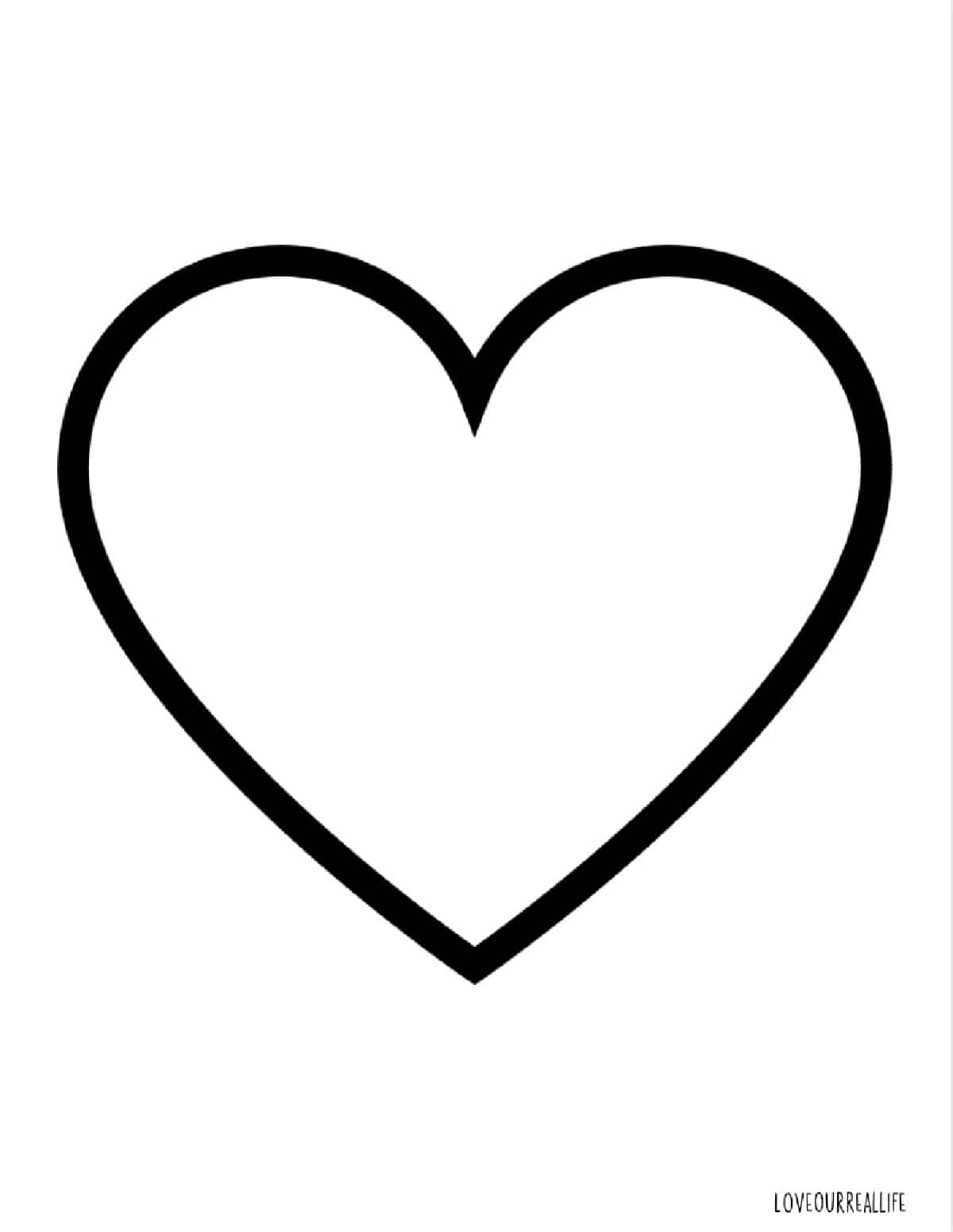 Heart coloring page â