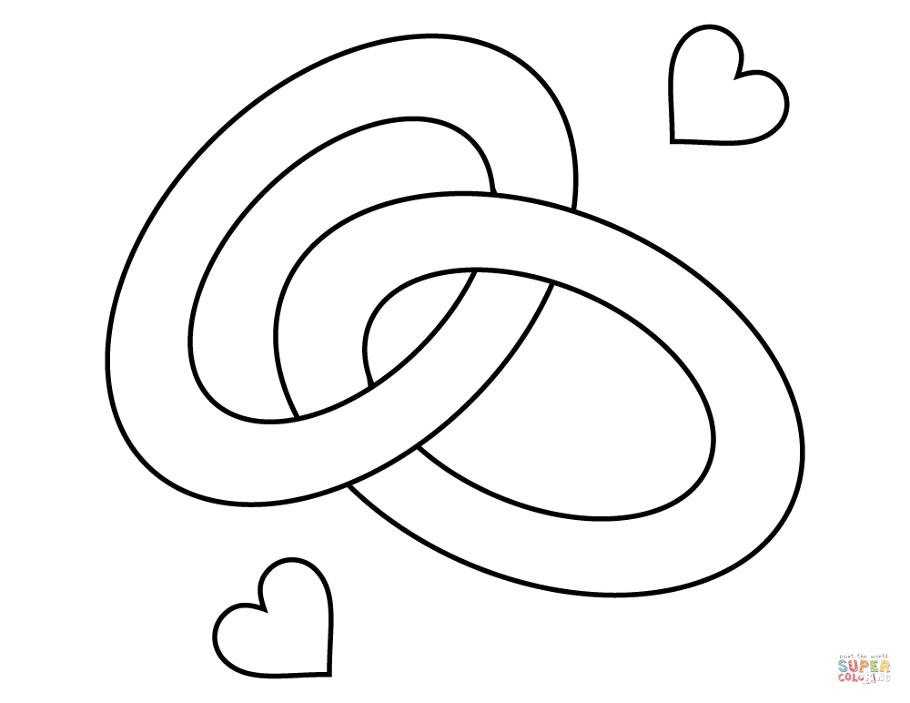Valentines day engagement rings coloring page free printable coloring pages