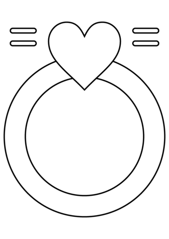Valentines day proposal ring coloring page free printable coloring pages