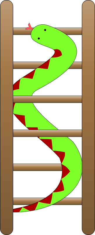 Snakes and ladders vector for free download