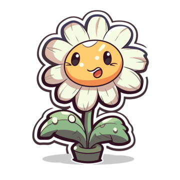 Cartoon daisy flower png transparent images free download vector files