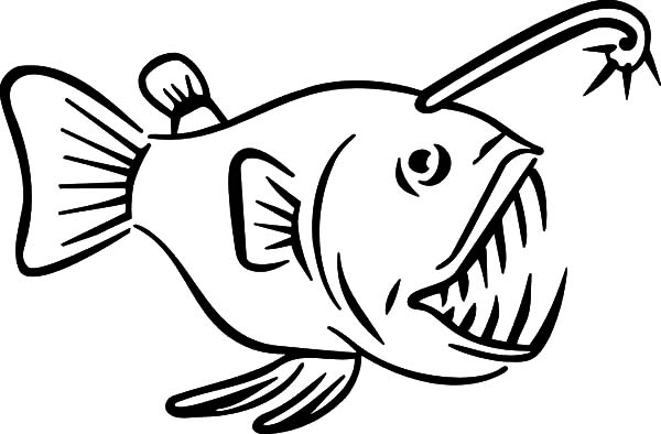 Monster fish shp teeth coloring pages color luna fish coloring page coloring pages monster fishing