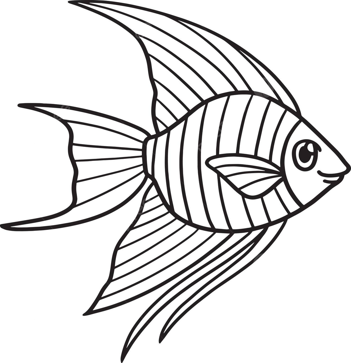 Dibujo de pez ãngel aislado pãgina para colorear niãos libro nataciãn vector png dibujos dibujo de pez dibujo de libro dibujo de angel png y vector para dcargar gratis