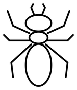 Dibujos de hormigas para colorear