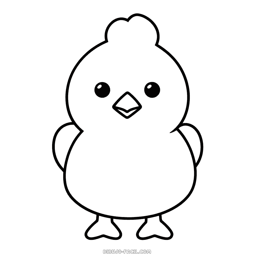 Dibujo fãcil de pollo dibujo facil