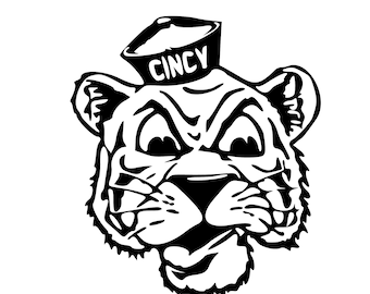 Vintage cincinnati football svg png design