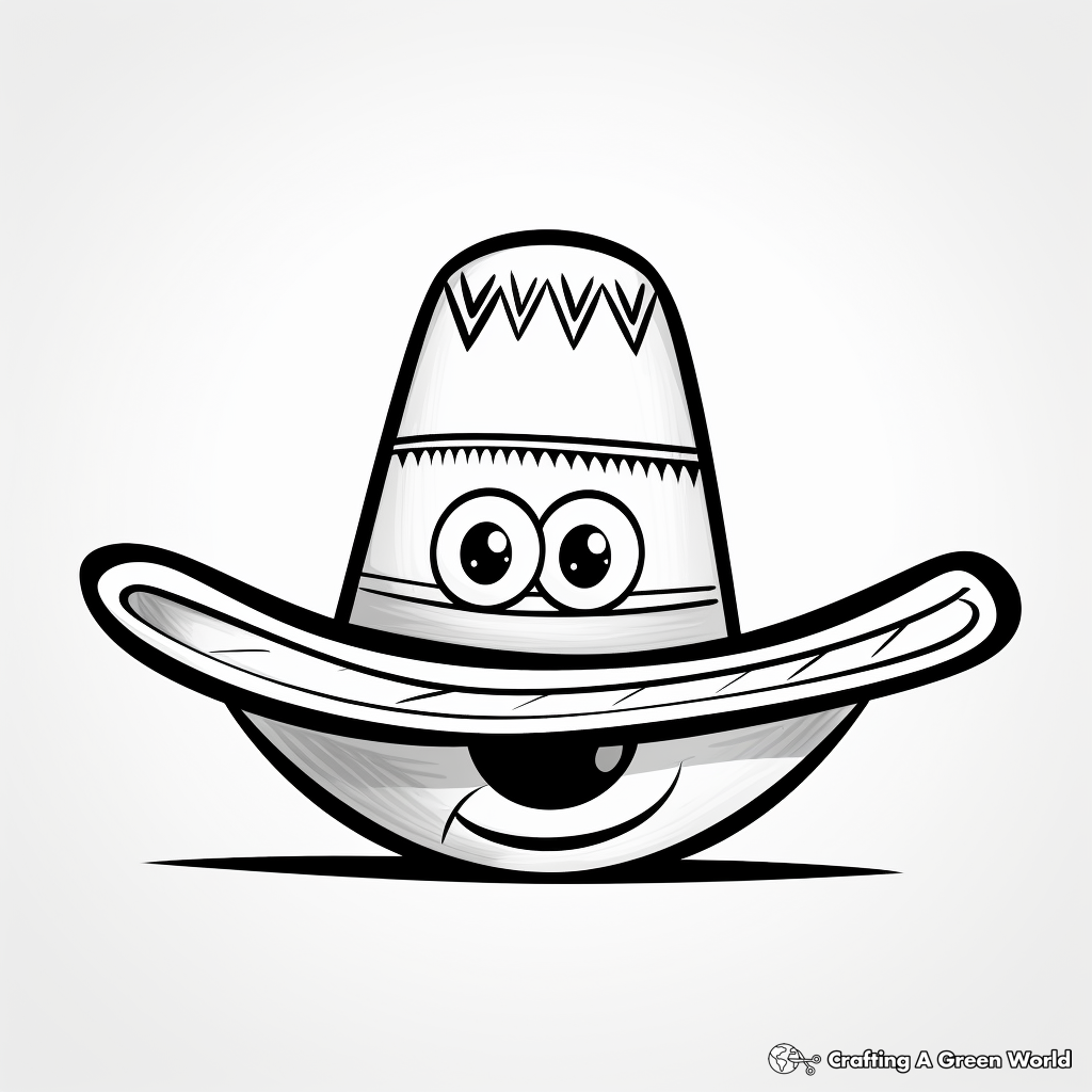 Sombrero coloring pages