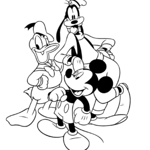 Goofy coloring pages printable for free download