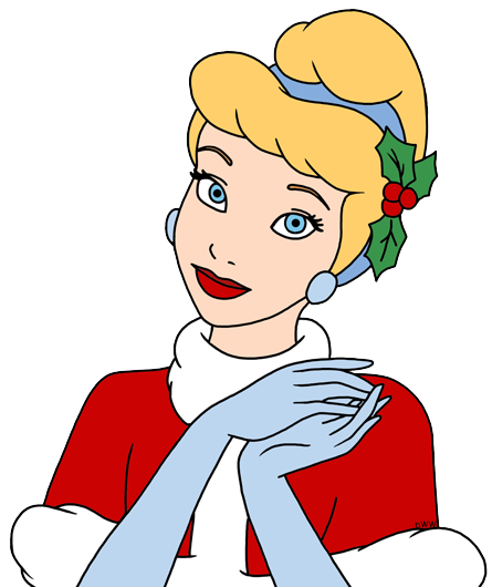 Disney princess christmas clip art images disney clip art galore