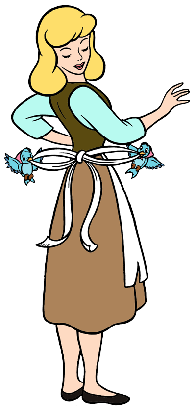 Cinderella mice birds clip art images disney clip art galore