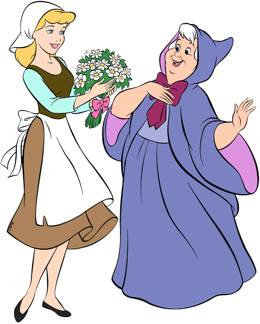 Cinderellas fairy godmother clip art images disney clip art galore