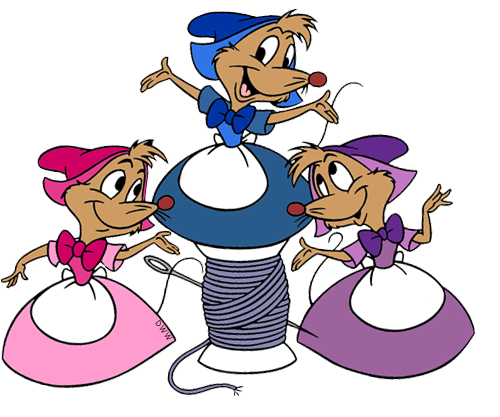 Disney movie characters cinderella mice cinderella